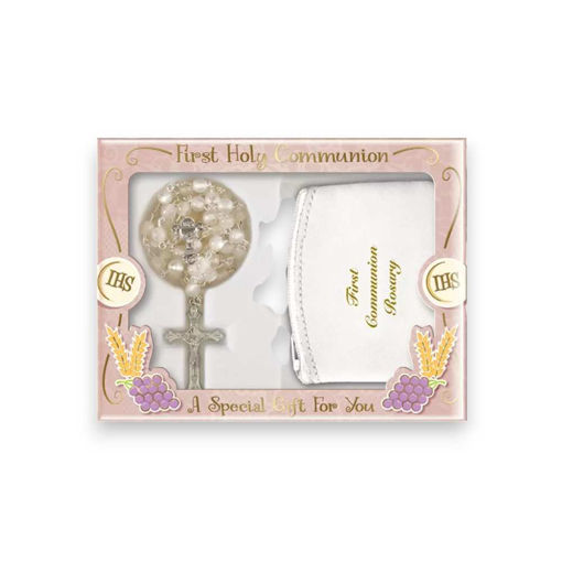 Picture of FIRST HOLY COMMUNION ROSARY BEADS